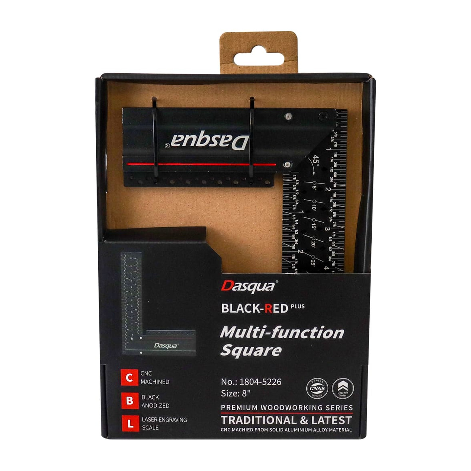 ESCUADRA MULTIFUNCION DE ALUMINIO 8" - Imagen 4