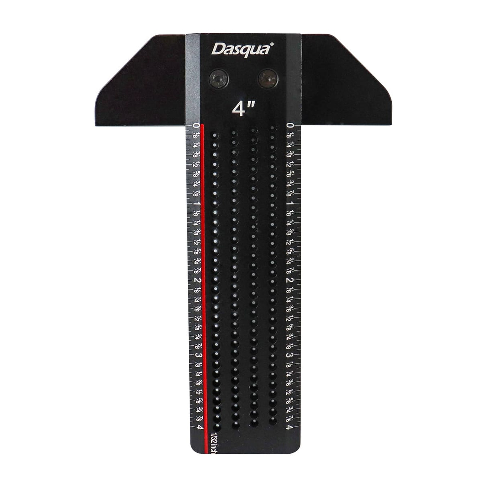 REGLA DE ALUMINO EN FORMA DE T CON AGUJEROS PARA MARCADO 4" - Imagen 2