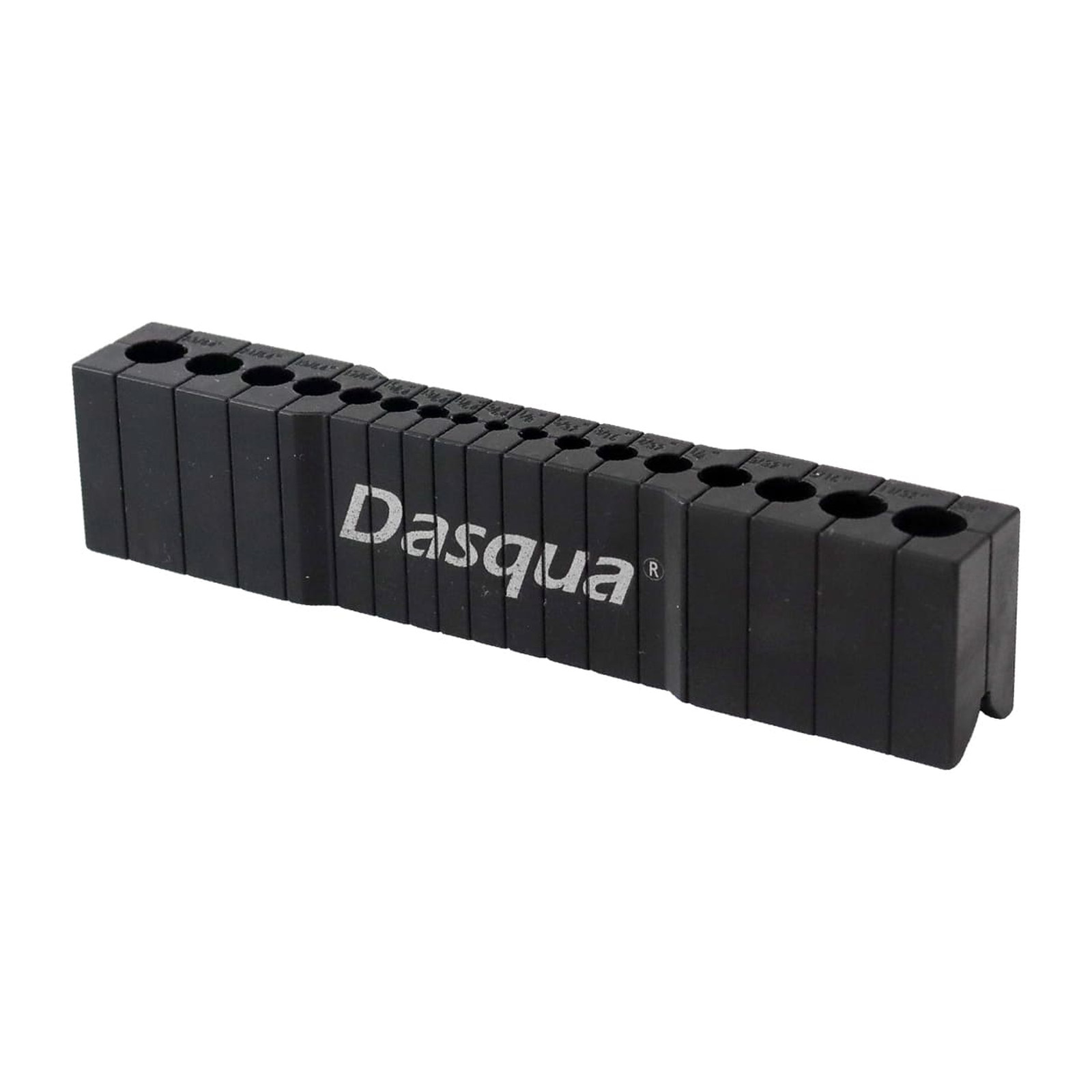 GUIA PARA PERFORACION DE ALEACION DE ACERO C/17 AGUJEROS DE 1/8" A 3/8" INCREMENTOS DE 1/64" - Imagen 2