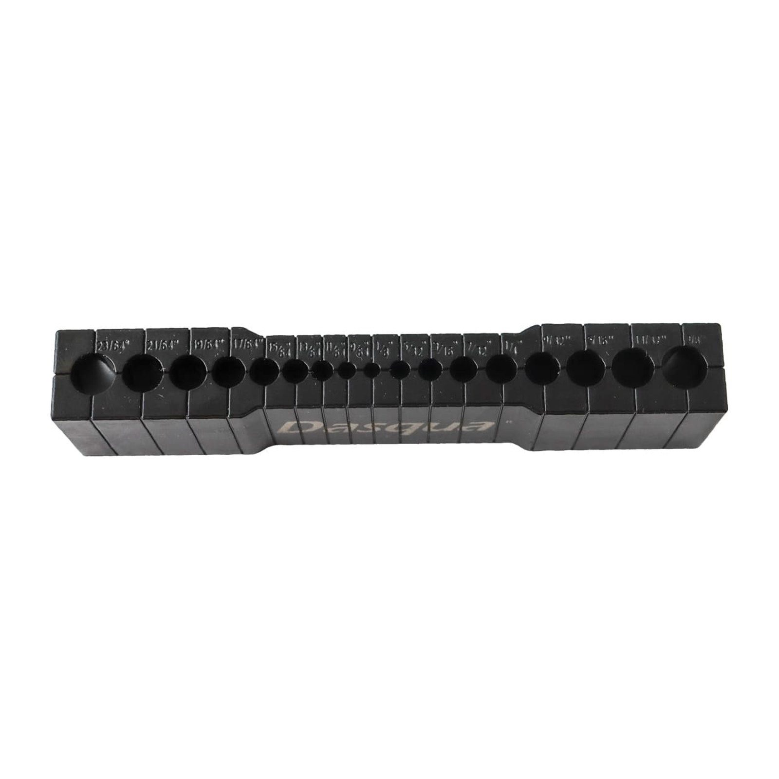 GUIA PARA PERFORACION DE ALEACION DE ACERO C/17 AGUJEROS DE 1/8" A 3/8" INCREMENTOS DE 1/64" - Imagen 3