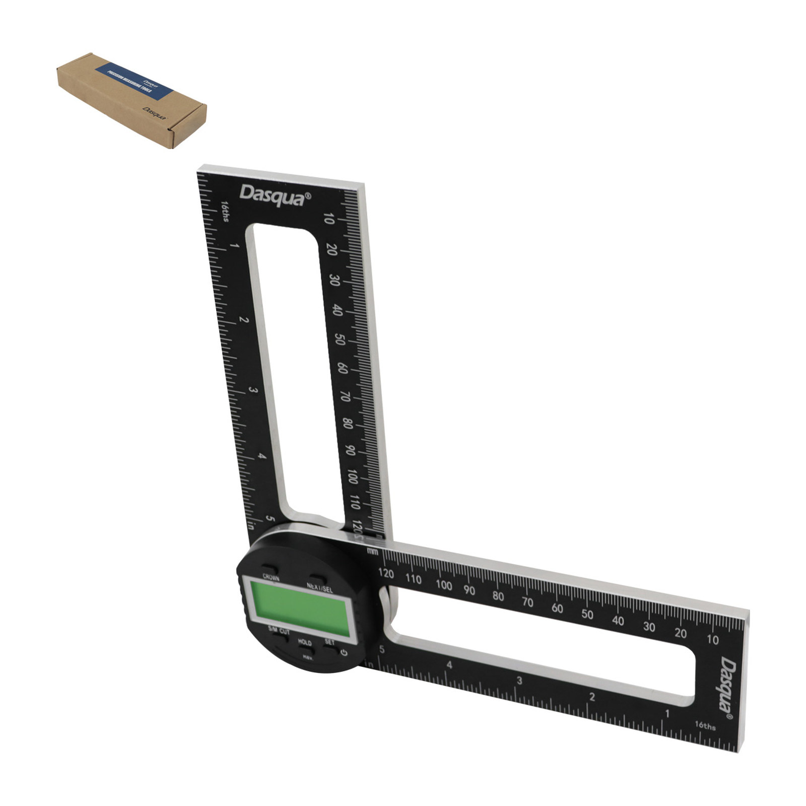 Transportador de Inglete Digital con Pantalla LCD DASQUA