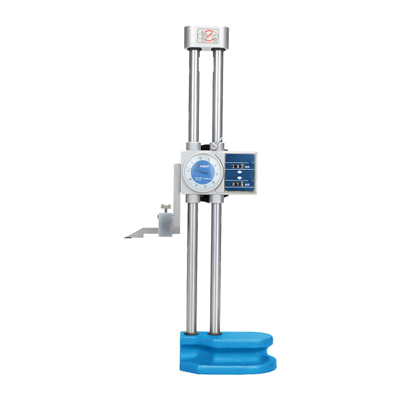 Calibrador de Alturas de Doble Poste con Contador Digital DASQUA 0-12" / 0.001"