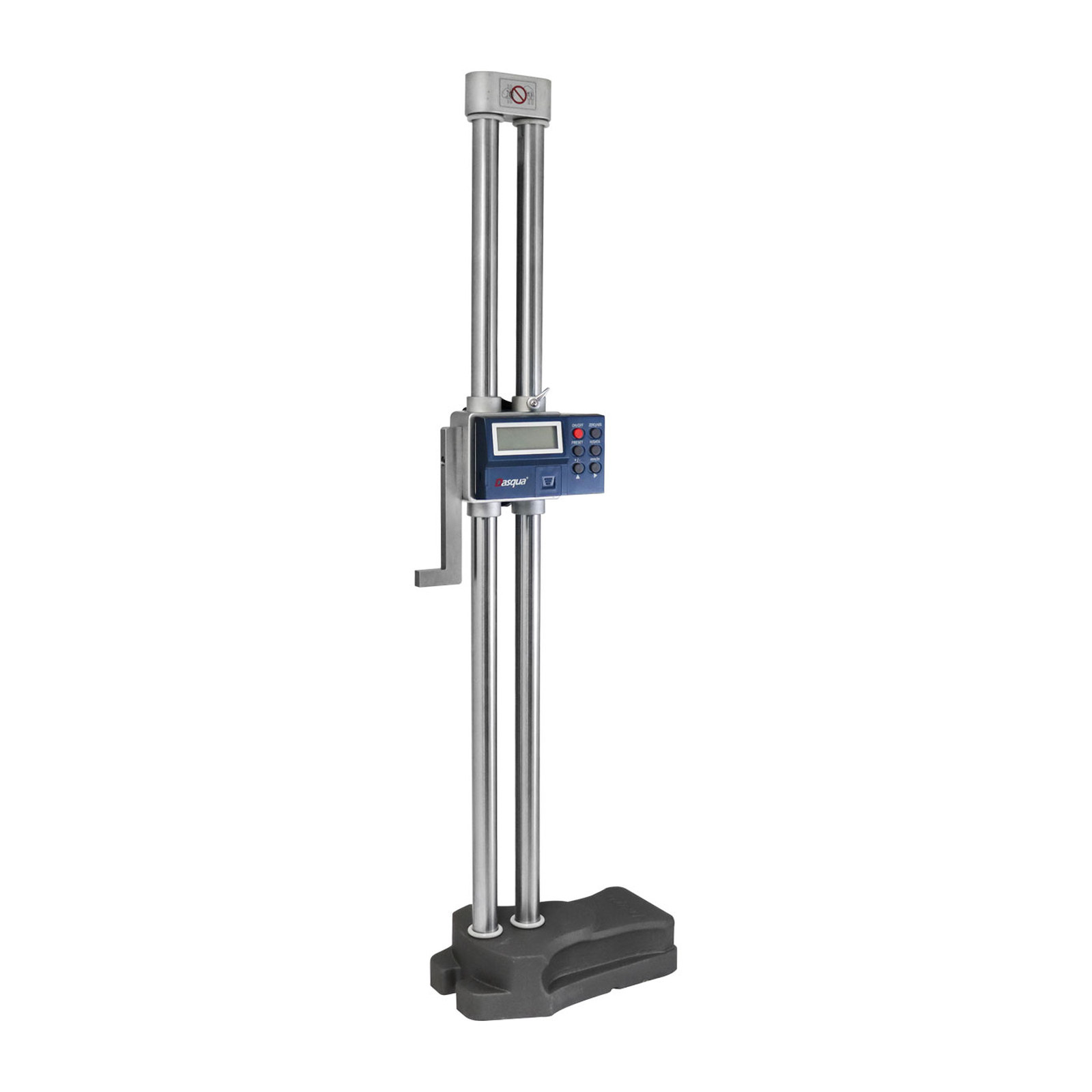 Calibrador de Alturas Digital DASQUA 0-20" (0-500 mm) con Doble Poste Resolución 0.01 mm