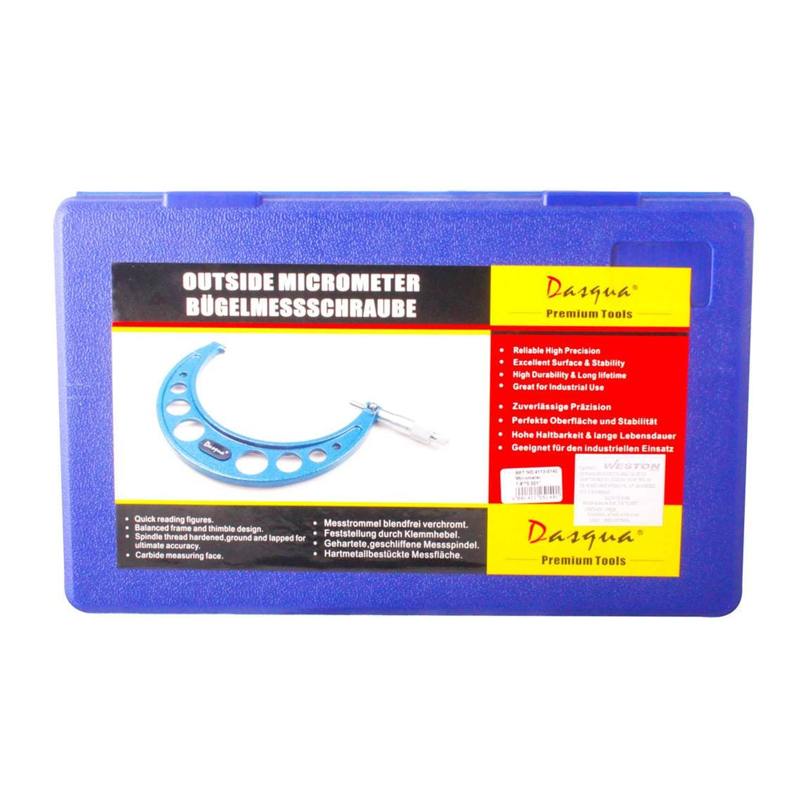 MICROMETRO D/EXTERIOR 0-25MM*0.01MM - Imagen 3
