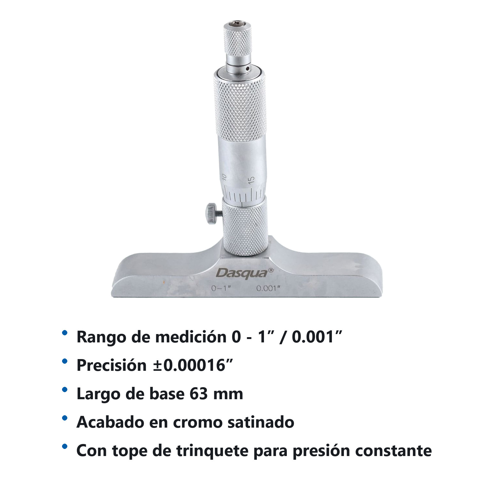 MICROMETRO D/PROF. 0-1*0.001 (REMPLAZA STWS-4612-5105) - Imagen 4