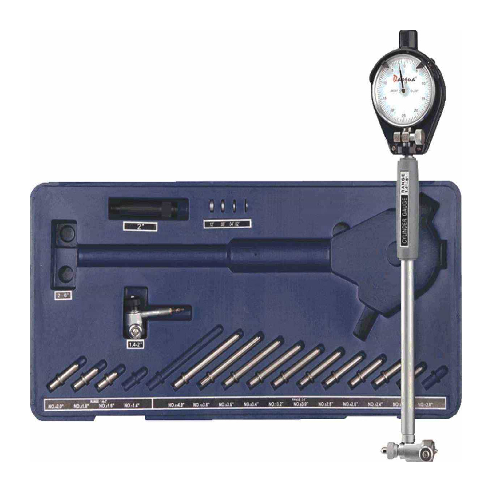 Calibrador de Carátula para Agujeros 1.4-6" DASQUA