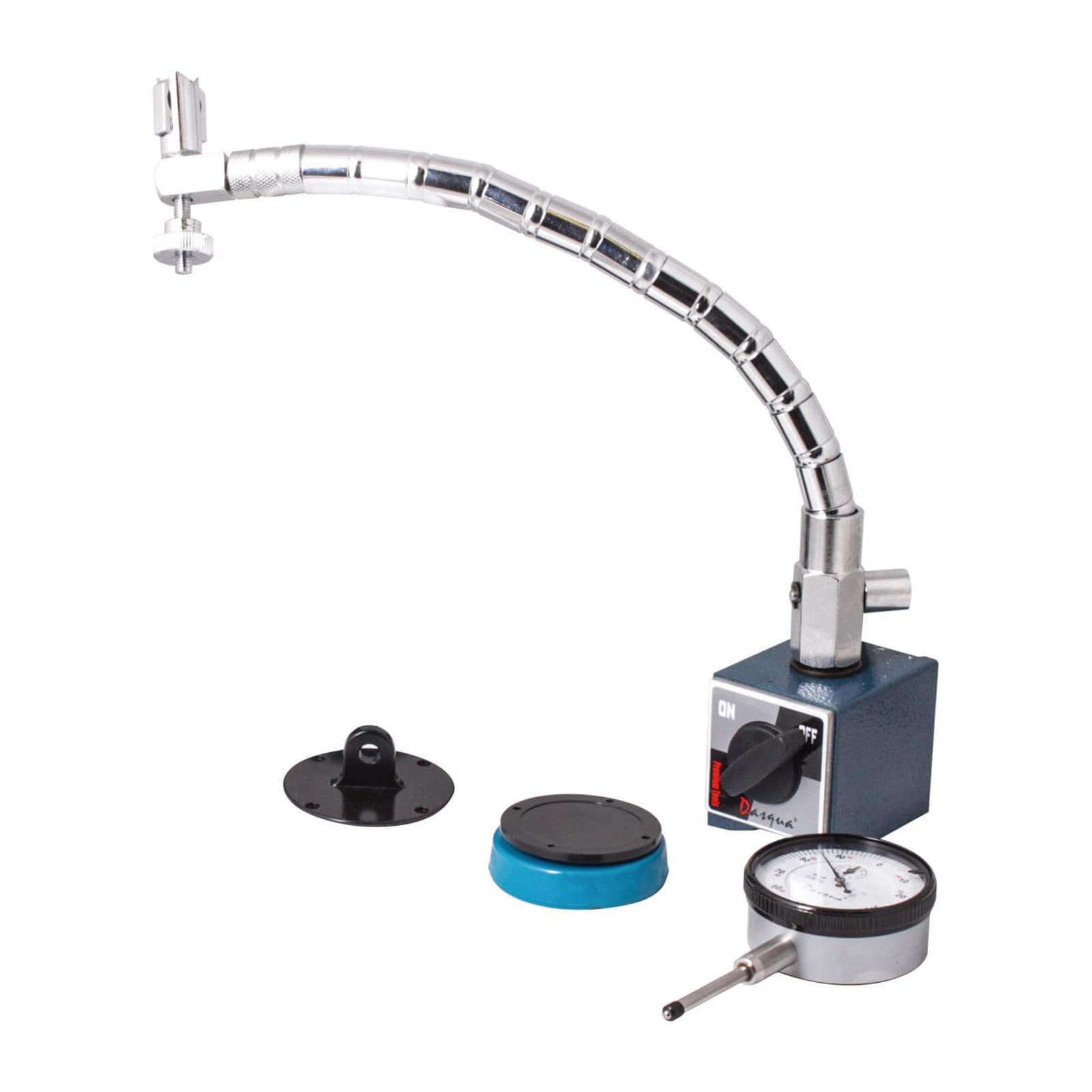 Juego de Indicador de Carátula y Base Magnética Flexible 0-1" DASQUA