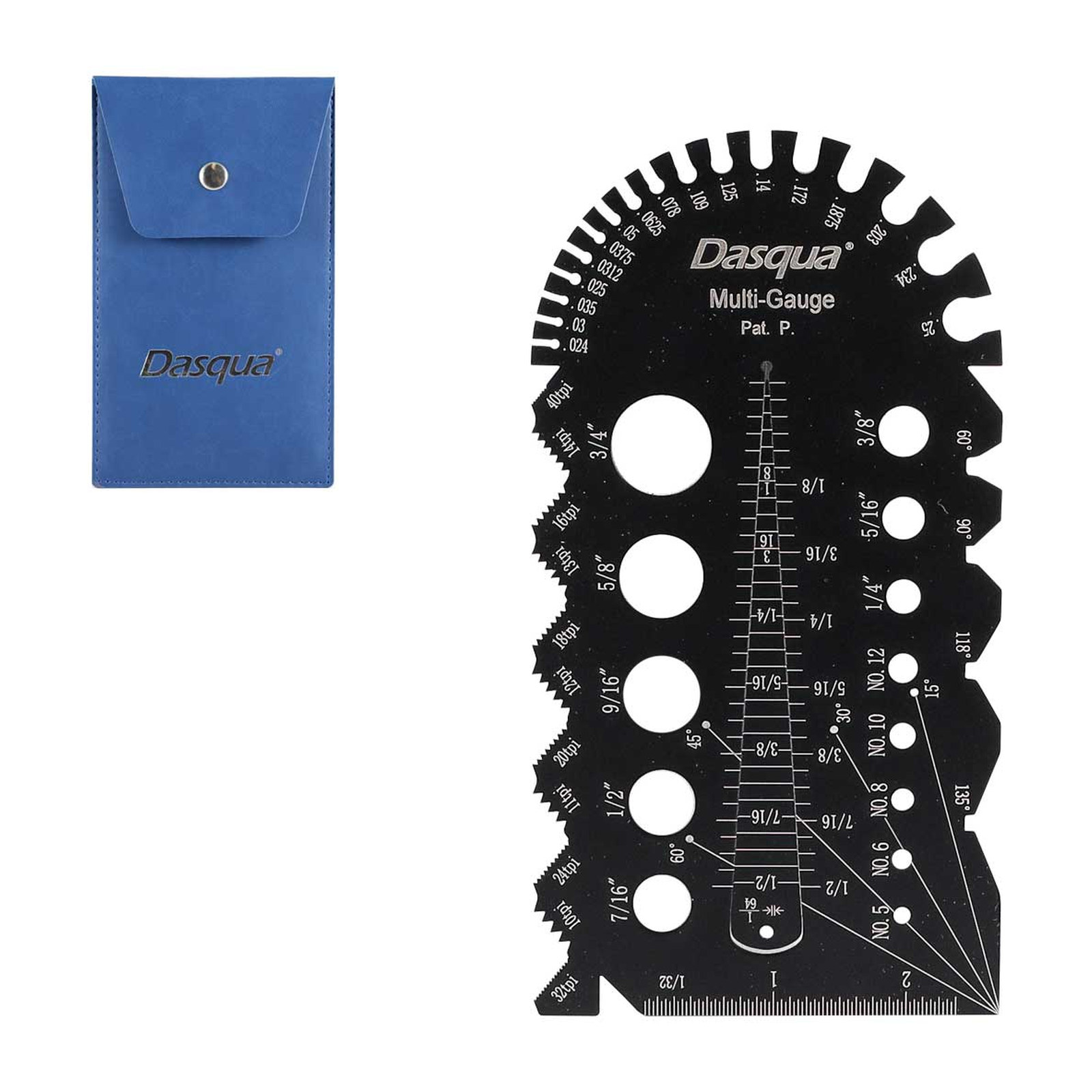 Calibrador Multifuncional de Acero Inoxidable DASQUA