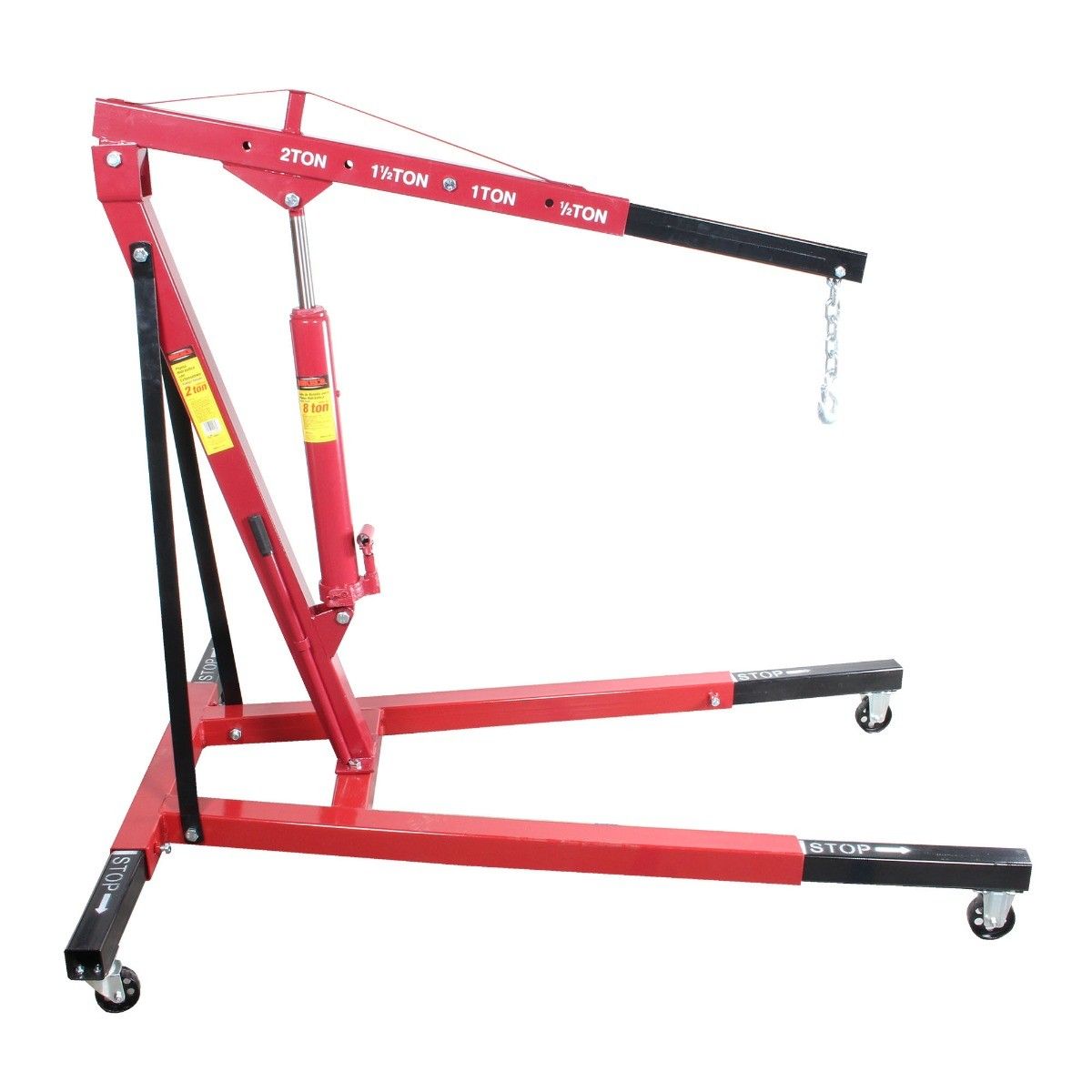 MIKELS T-1473 Pluma hidráulica para motor con extensiones (2 ton) - Imagen 2