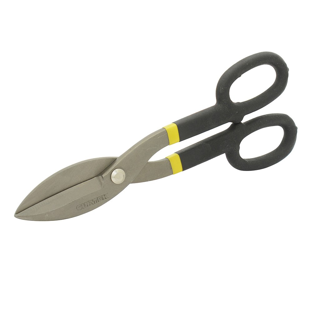 Tijeras para hojalatero con mango rubber grip 8" Surtek