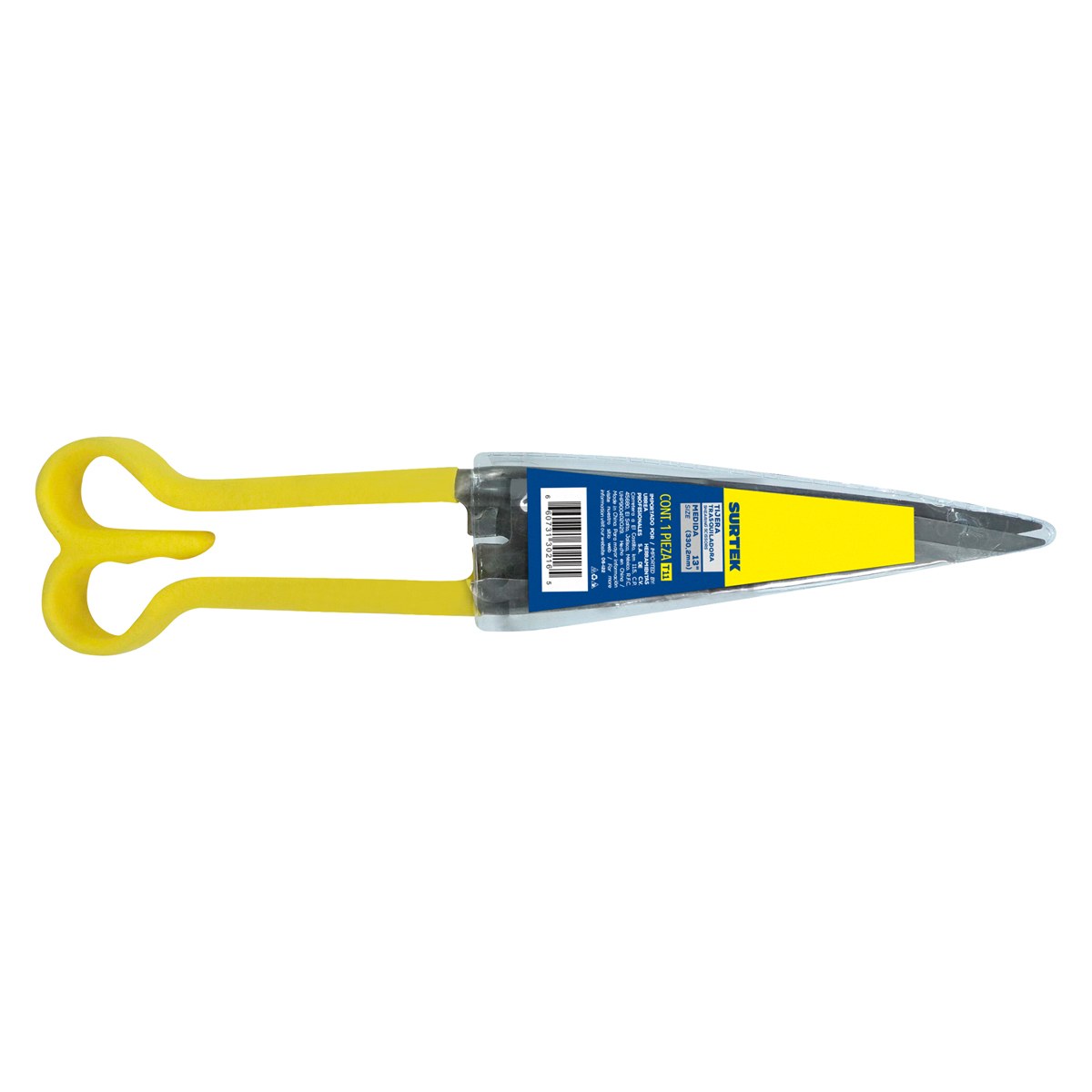Tijeras trasquiladora con mango de plastisol 12" Surtek - Imagen 2