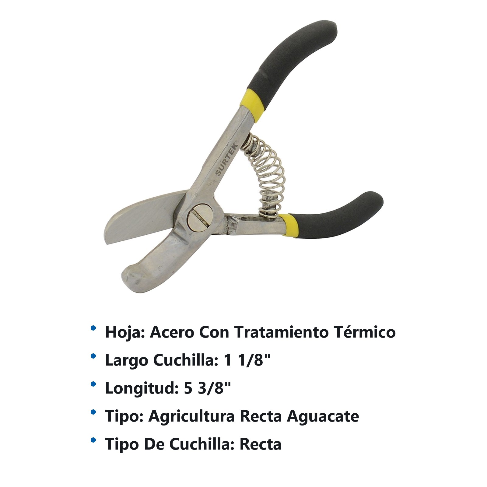Tijeras para poda a una mano 5-3/8" para aguacate Surtek - Imagen 3