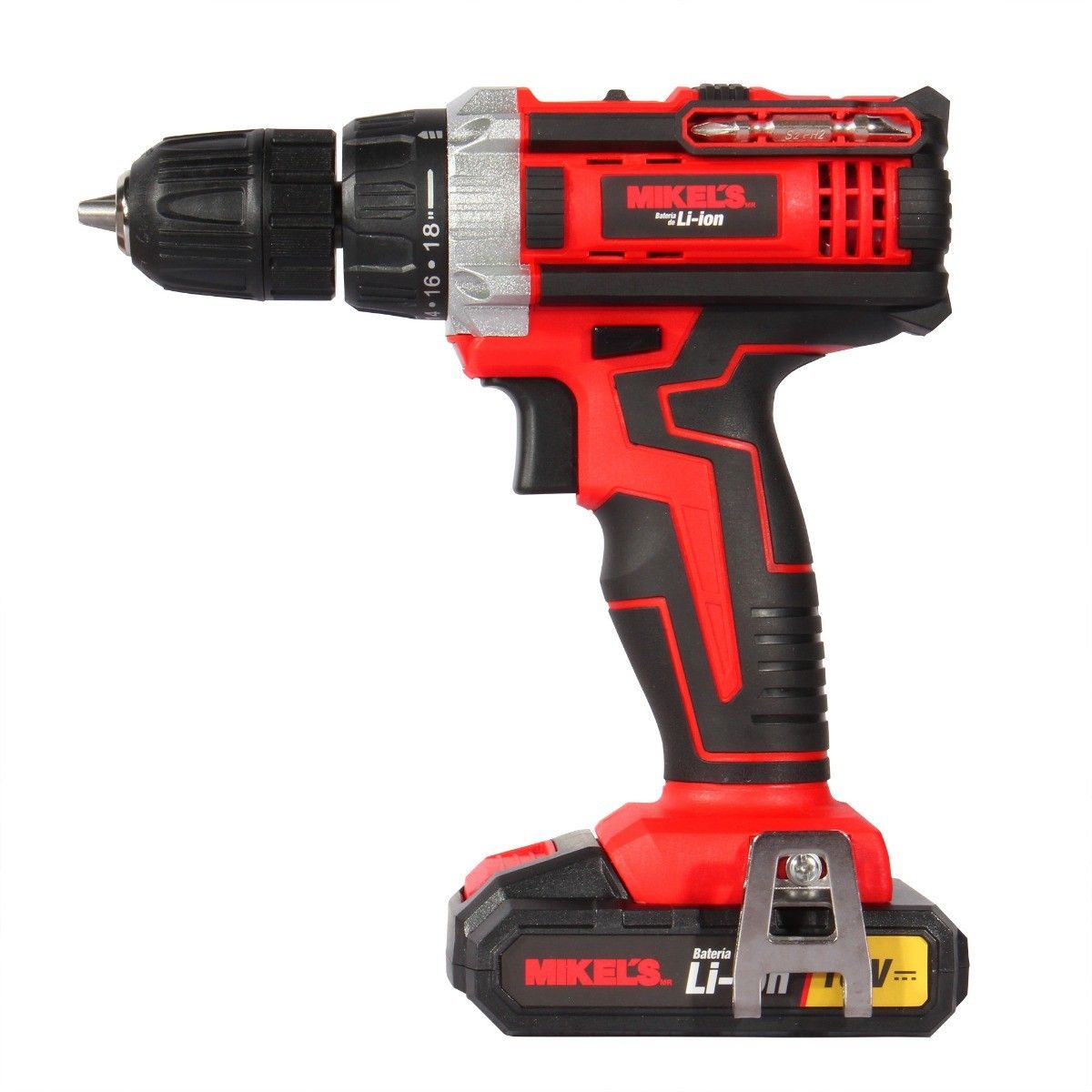 MIKELS TAI-18 Taladro-atornillador inalámbrico profesional (18 V) - Imagen 2