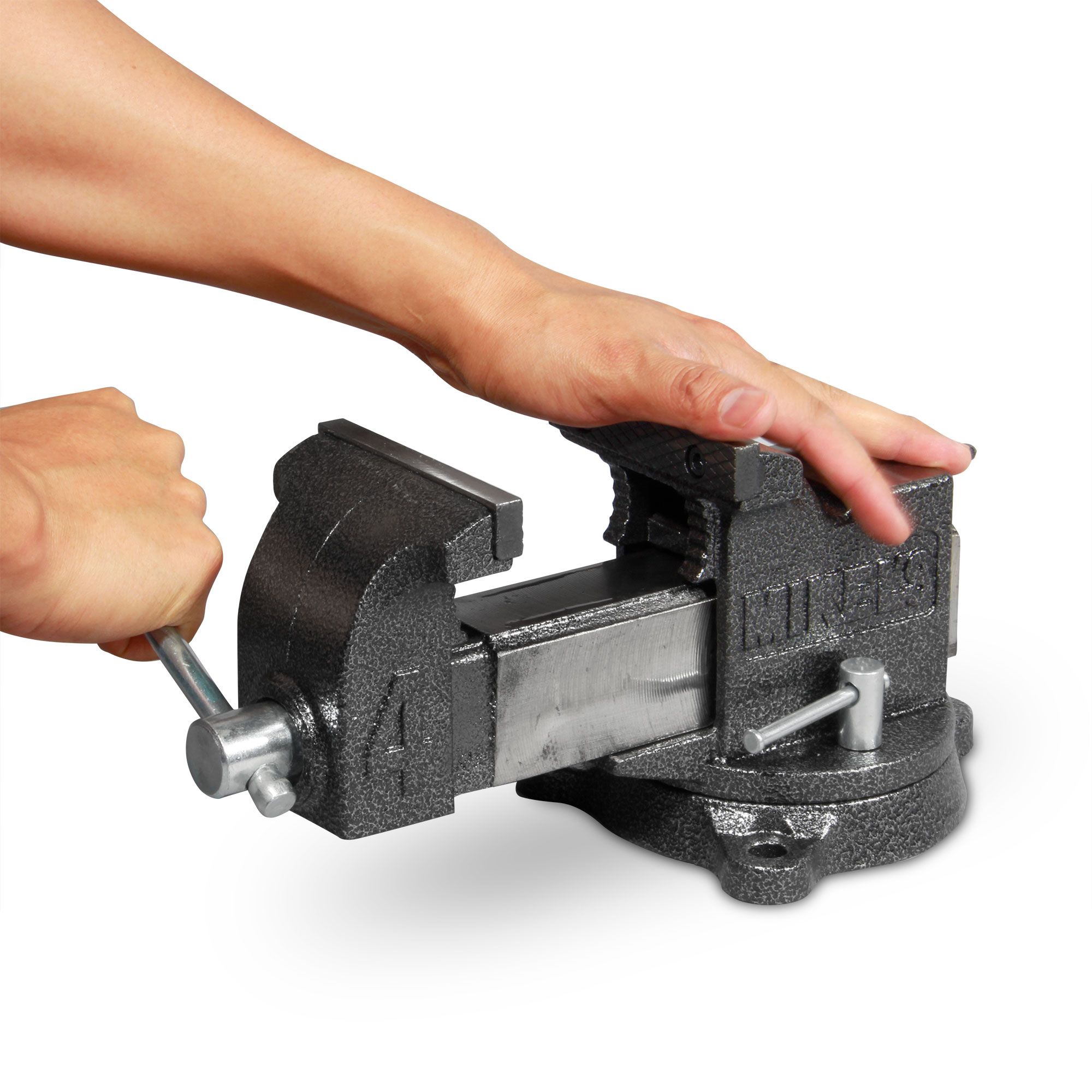 MIKELS TBH-4 Tornillo de banco acero, Heavy Duty (4") - Imagen 2