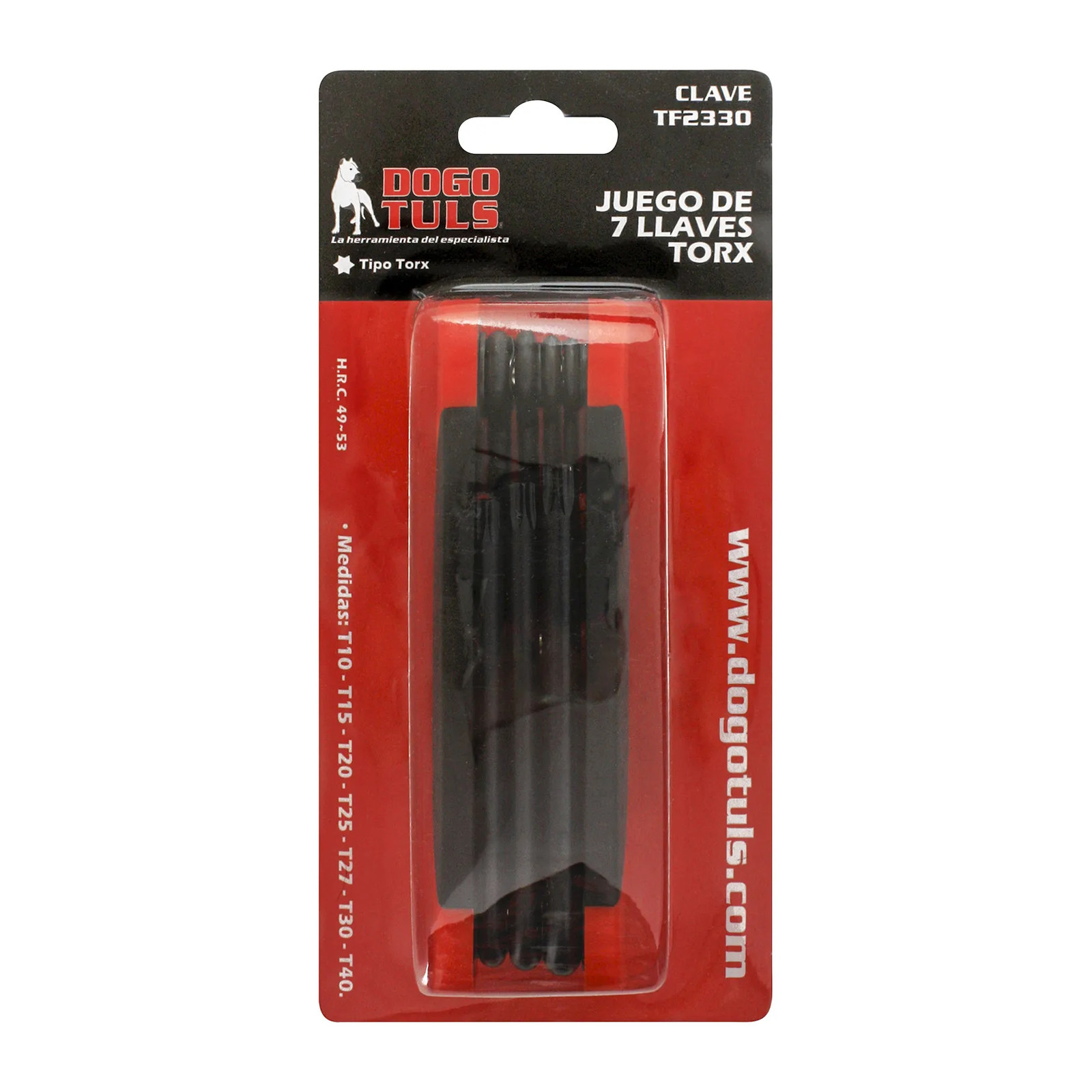 Juego de 7 Llaves Navaja Torx T-10 a T-40 CR-V - Imagen 4