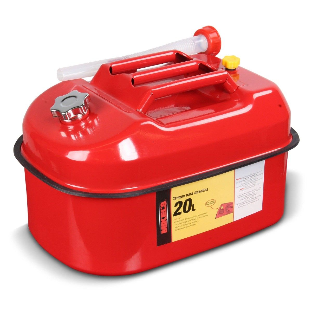MIKELS TG-20 Tanque metálico para gasolina (20 lts)