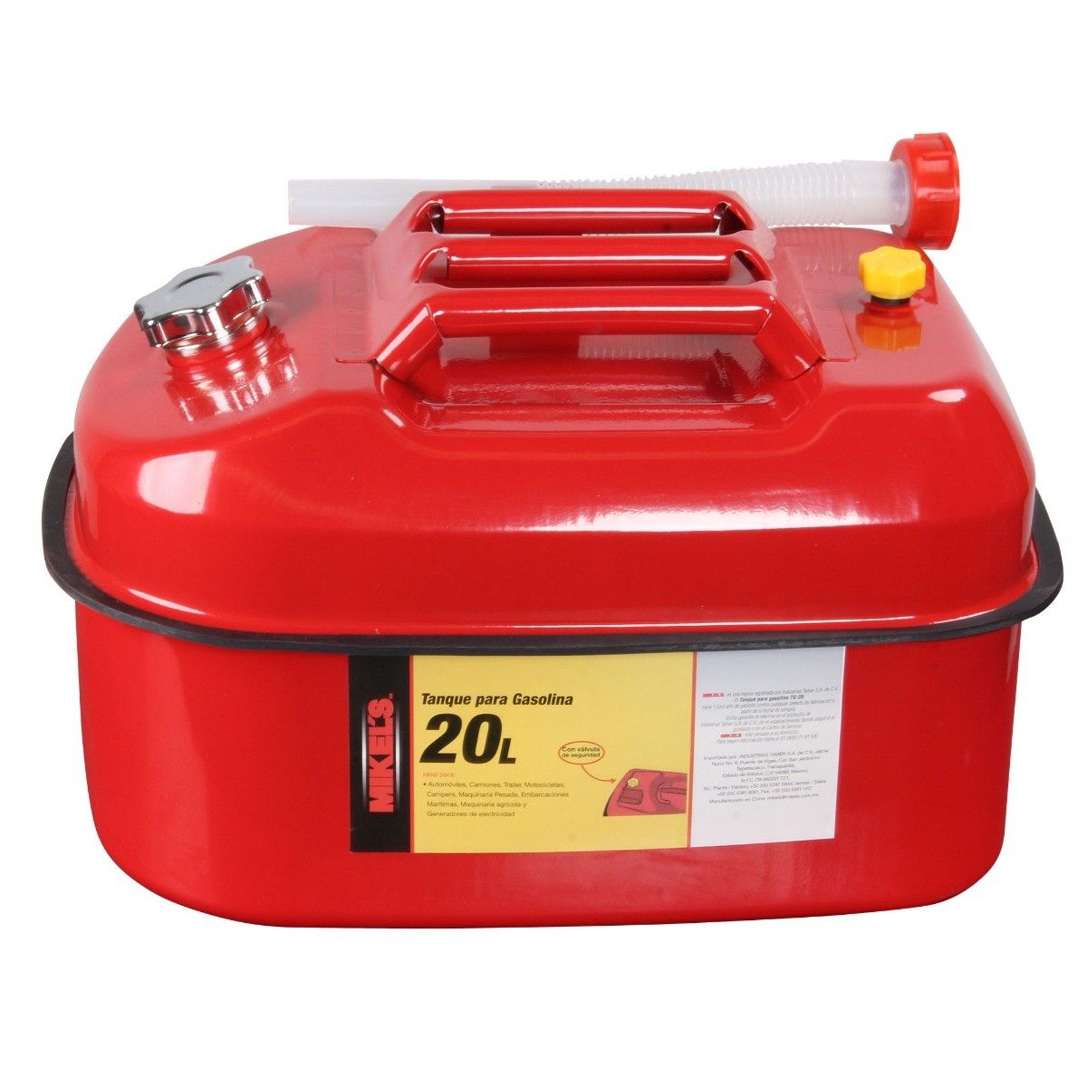 MIKELS TG-20 Tanque metálico para gasolina (20 lts) - Imagen 2