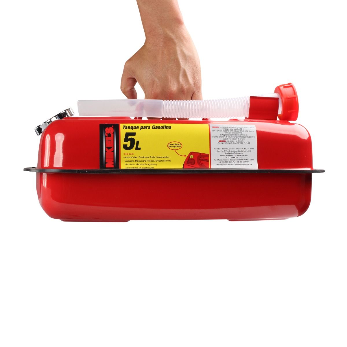 MIKELS TG-5 Tanque metálico para gasolina (5 lts) - Imagen 3