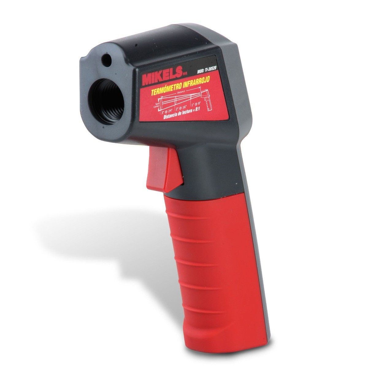 MIKELS TI-38520 Termómetro infrarrojo (-38ºC a 520ºC)