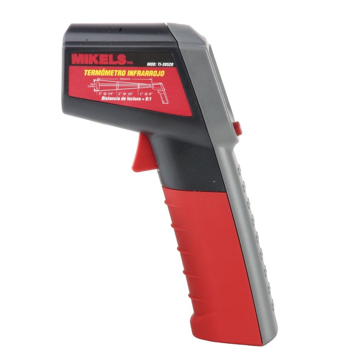 MIKELS TI-38520 Termómetro infrarrojo (-38ºC a 520ºC) - Imagen 2