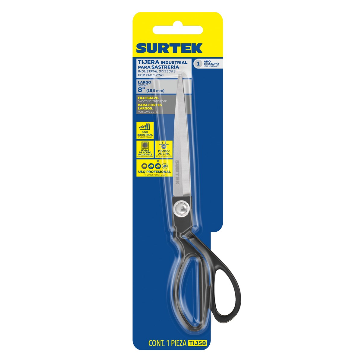 Tijeras industriales 8" Surtek - Imagen 2