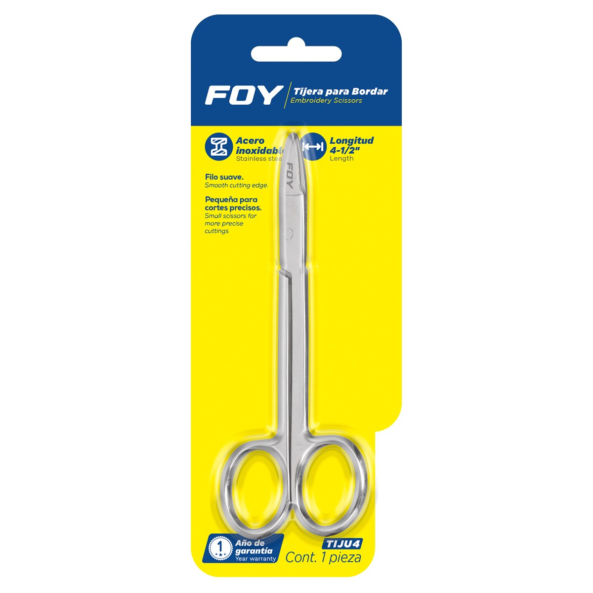 Tijeras para uñas 4-1/2" Foy - Imagen 2