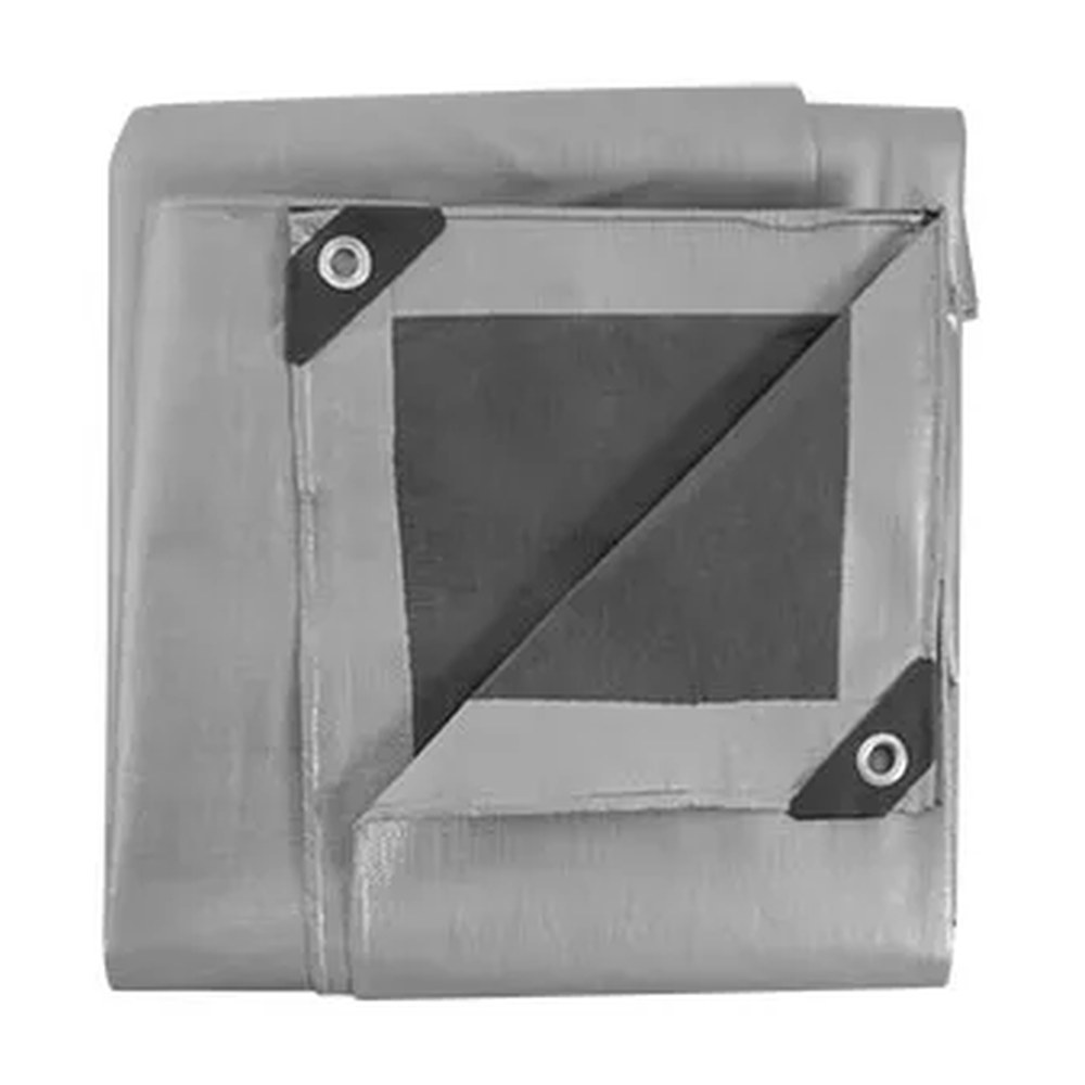 LONA POLIETILENO GRIS 10 X 12' REFORZADA - Imagen 4