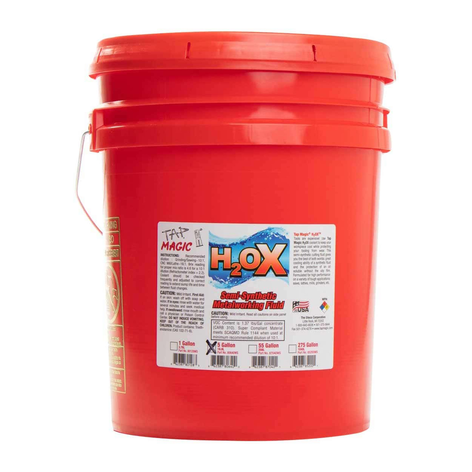 Aceite Soluble para Maquinaria H2OX TAP MAGIC 5 Galones