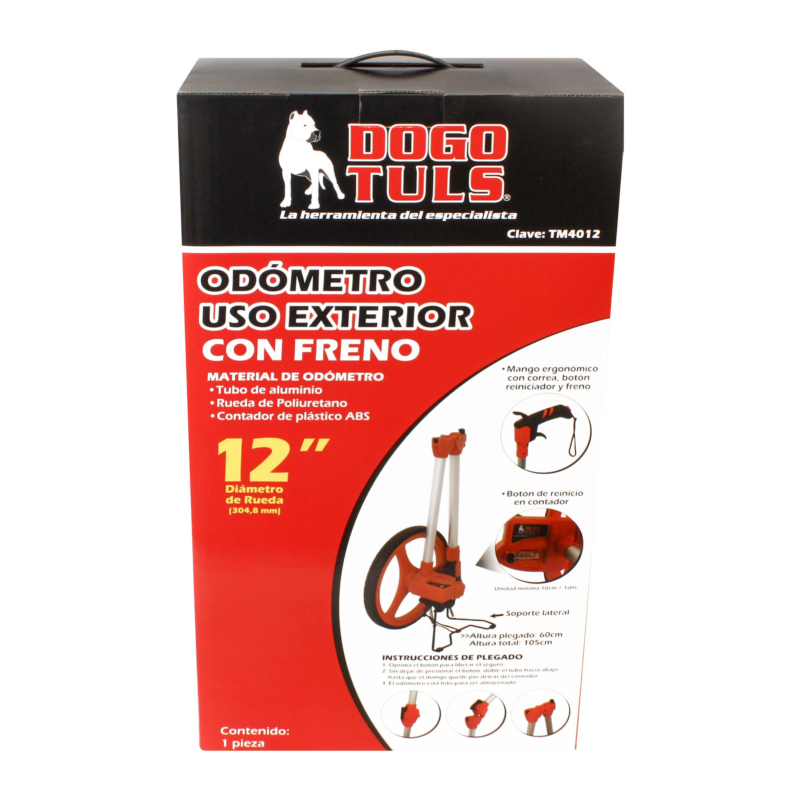 Odómetro con Freno Uso Exterior 12" 5 Dígitos - Imagen 3