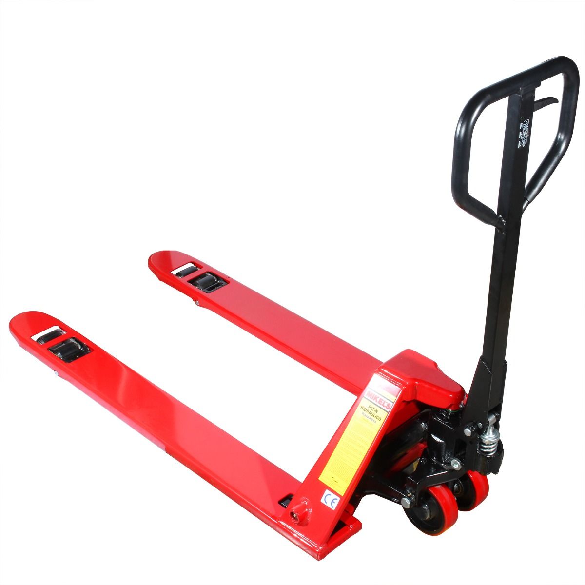 MIKELS TMK-1.5 Patín hidráulico transpaleta con ruedas de poliuretano, extra baja (1.5 ton) - Imagen 2