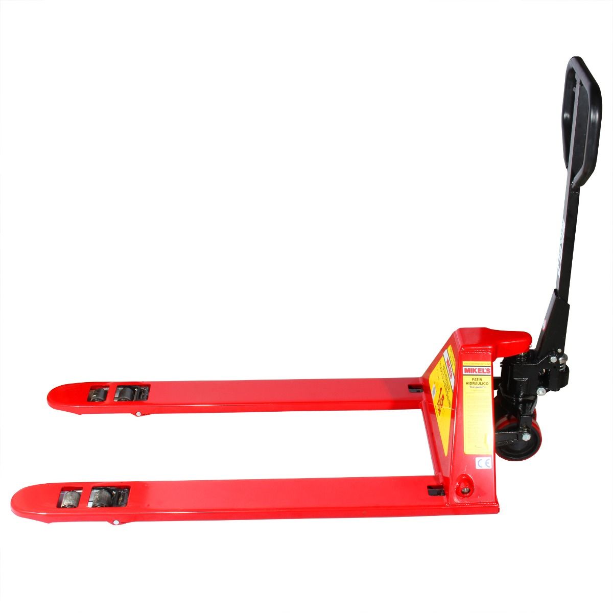 MIKELS TMK-1.5 Patín hidráulico transpaleta con ruedas de poliuretano, extra baja (1.5 ton) - Imagen 3