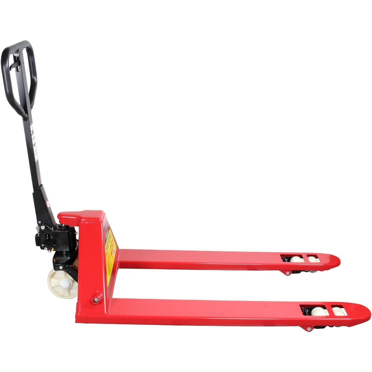 MIKELS TMK-2.5NT Patín hidráulico transpaleta con ruedas de nylon sistema tándem (2.5 ton) - Imagen 3