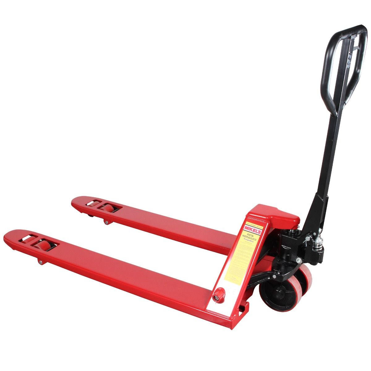 MIKELS TMK-3 Patín hidráulico transpaleta con ruedas de poliuretano sistema tándem (3 ton) - Imagen 3