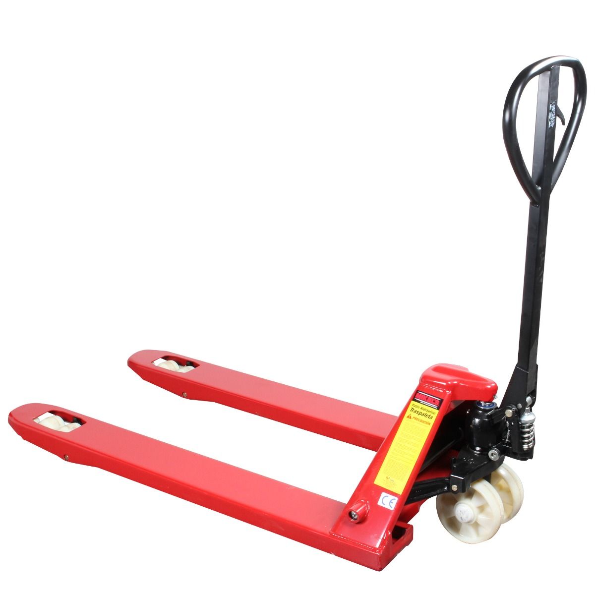 MIKELS TMK-5 Patín hidráulico transpaleta con ruedas de nylon, sistema tándem (5 ton) - Imagen 3