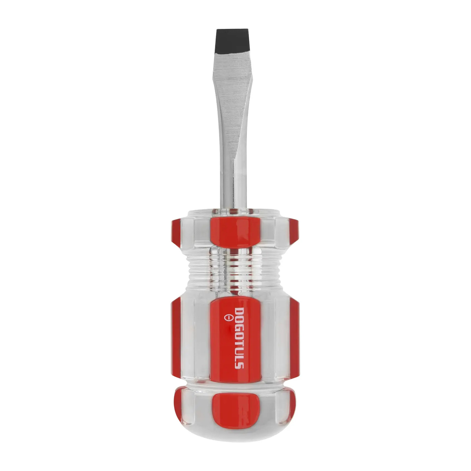 Desarmador de Acetato Rojo Plano 1/4" x 1.5" - Paquete 6 Piezas