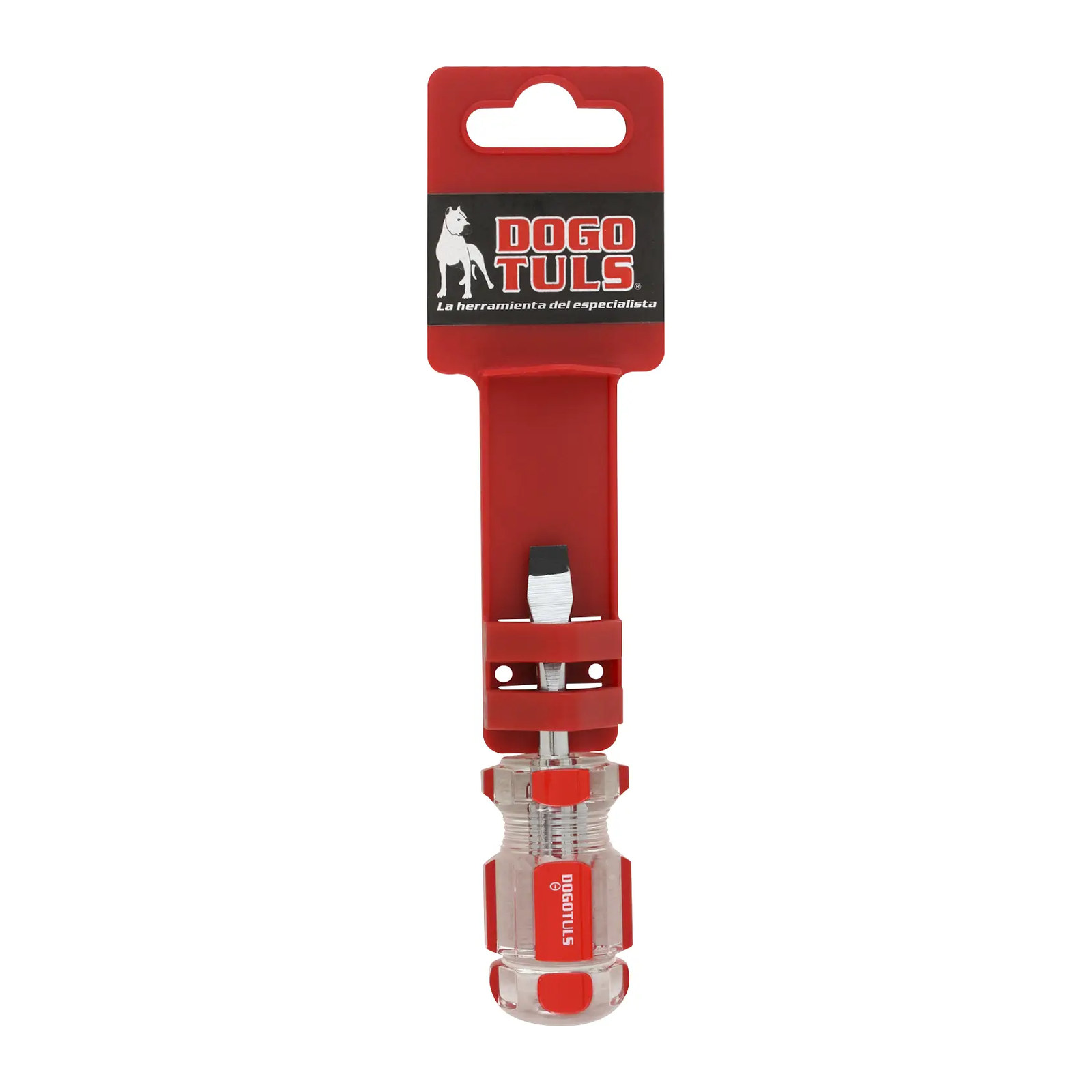 Desarmador de Acetato Rojo Plano 1/4" x 1.5" - Imagen 4