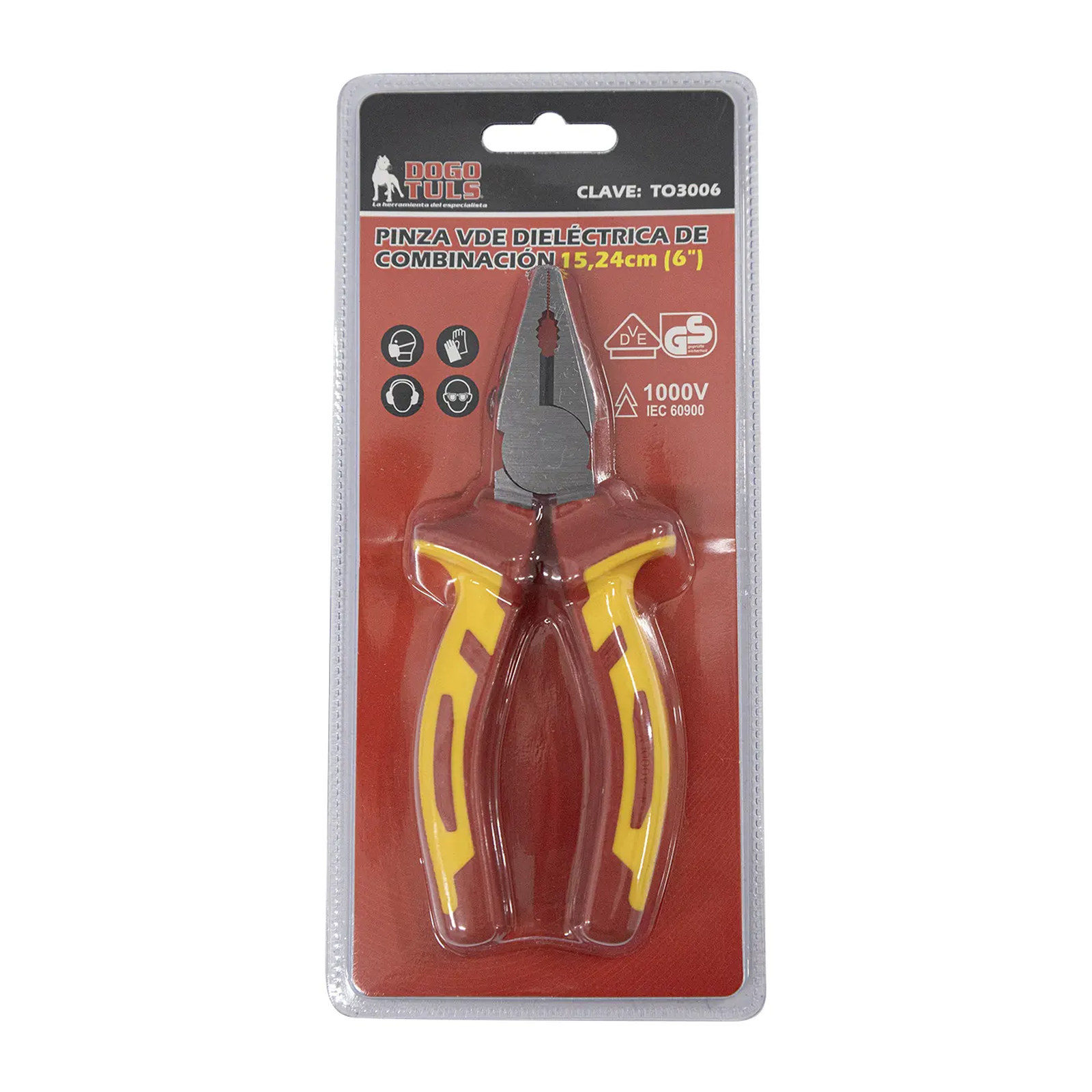 Pinza VDE Dieléctrica 6" Combinación - Imagen 4