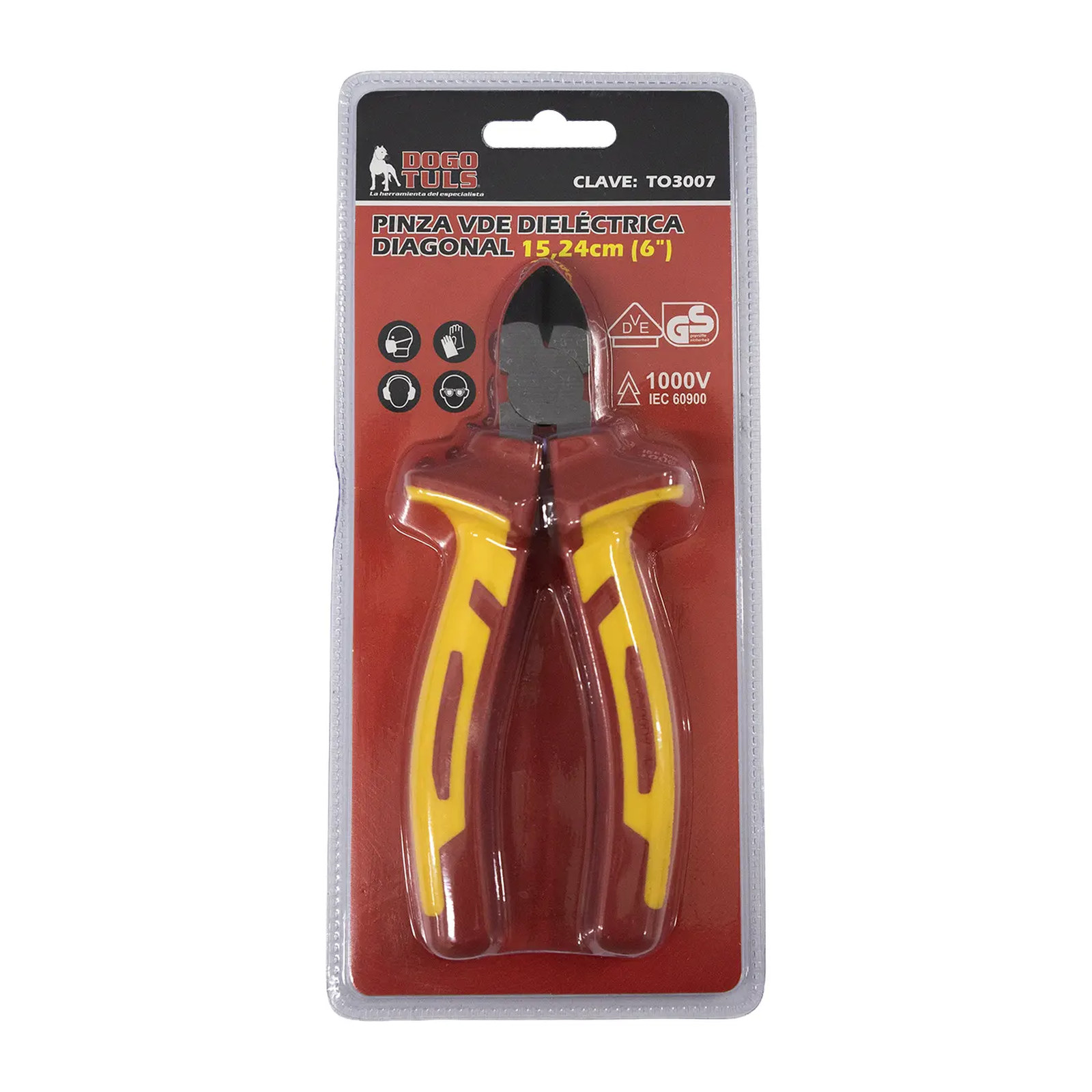 Pinza VDE Dieléctrica 6" Diagonal 1000 V - Imagen 4