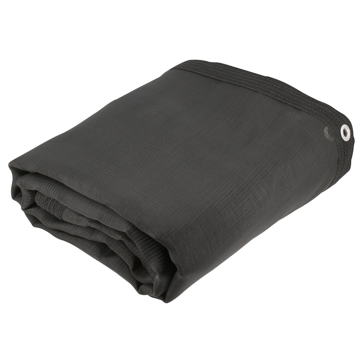 Toldo de malla sombra color negro 5 m x 3.60 m Surtek