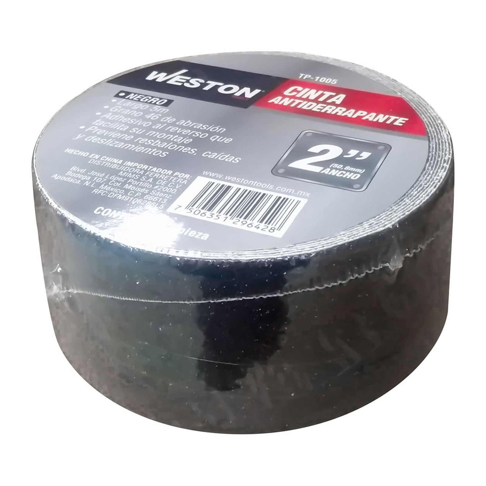 CINTA ANTIDERRAPANTE 1" NEGRA 25mm X 5M G46 (PRECIO X PIEZA) - Imagen 2