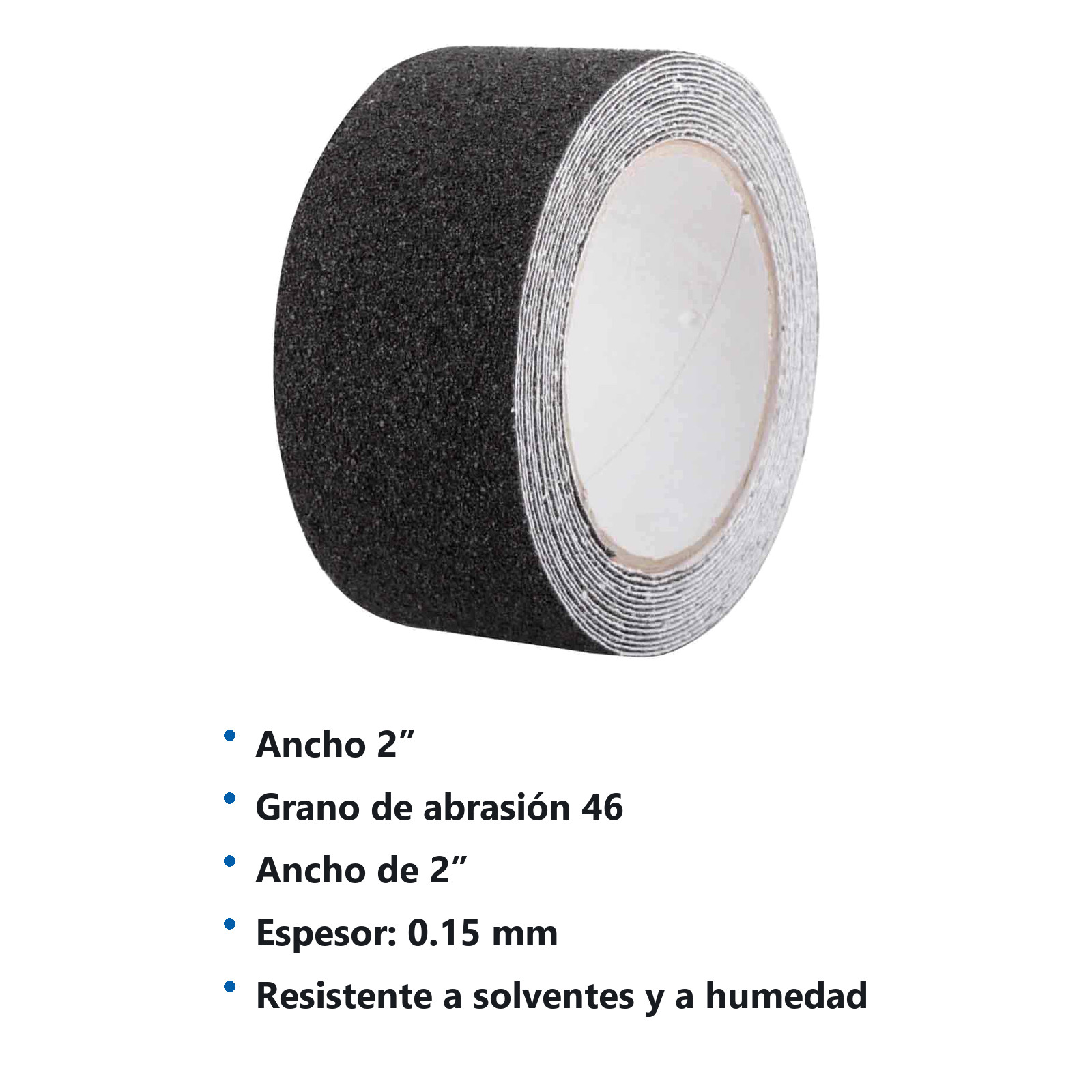 CINTA ANTIDERRAPANTE 2" NEGRA 50mm X 5M G46 (PRECIO X PIEZA) - Imagen 4