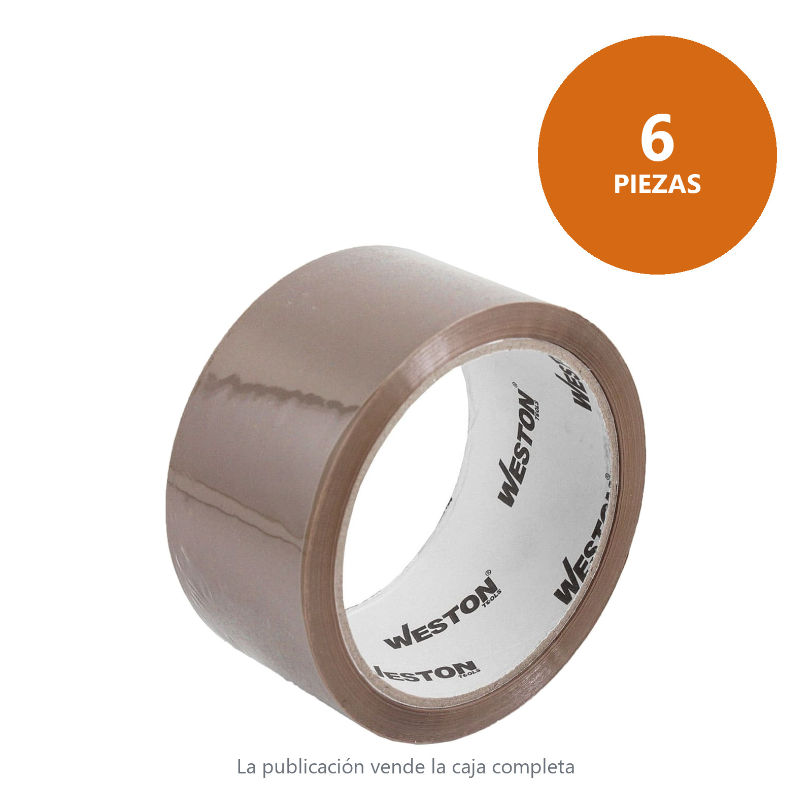 CINTA DE EMPAQUE CANELA 48mm X 150M (Precio x Pieza - Empaque c/6 pzas) - Imagen 3