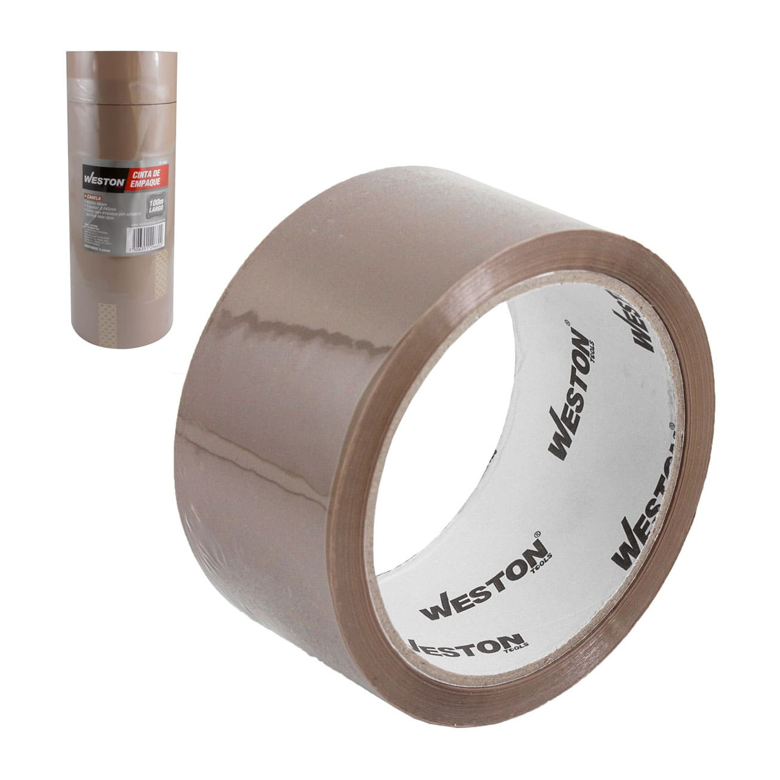 Cinta de Empaque Canela 48mm x 100m WESTON