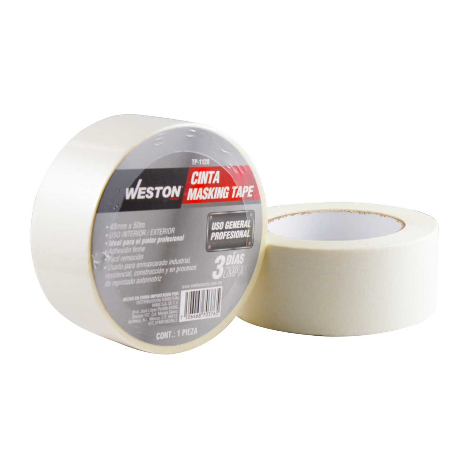 Cinta Masking Tape Weston 48mm x 50m