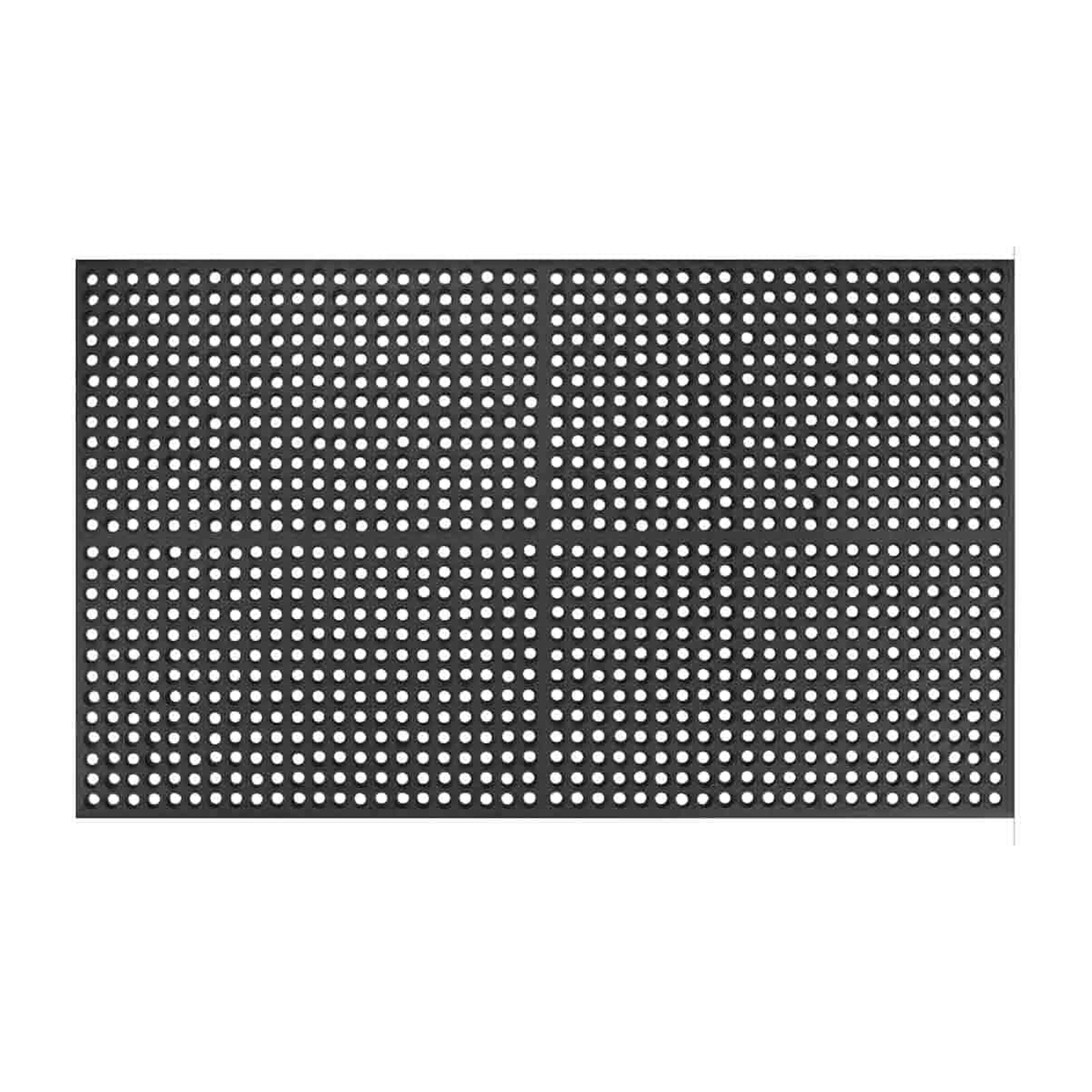 Tapete Antifatiga con Desagüe Negro 1/2'' x 36'' x 60'' Weston