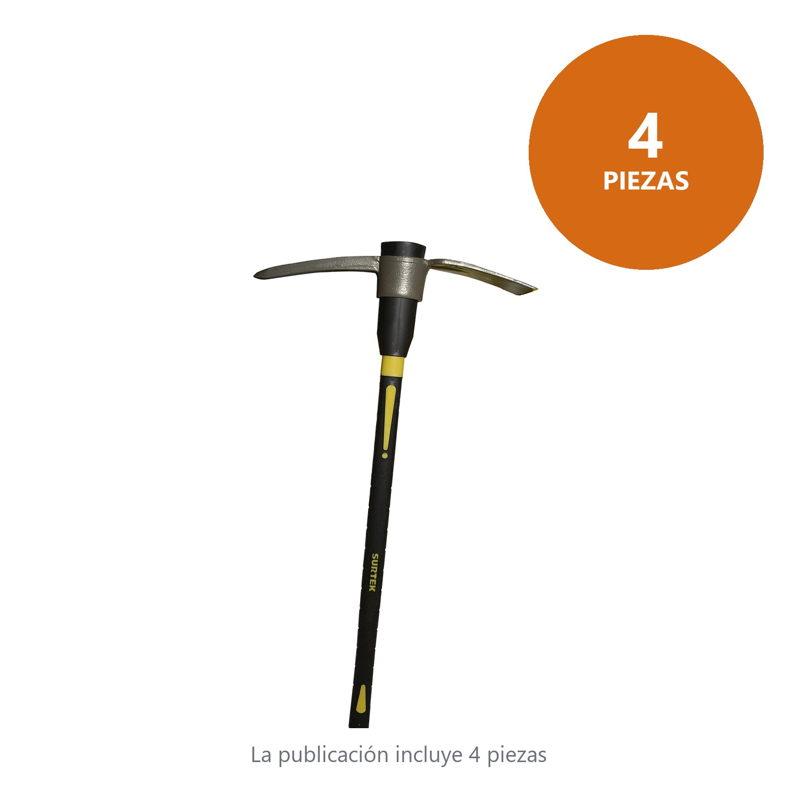 Talacho-pico con mango de fibra de vidrio de 36", 5 lb Surtek - Imagen 2