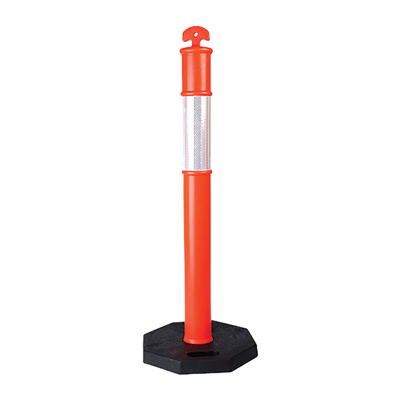 Poste Delimitador con Base y Banda Reflejante 115 cm Weston