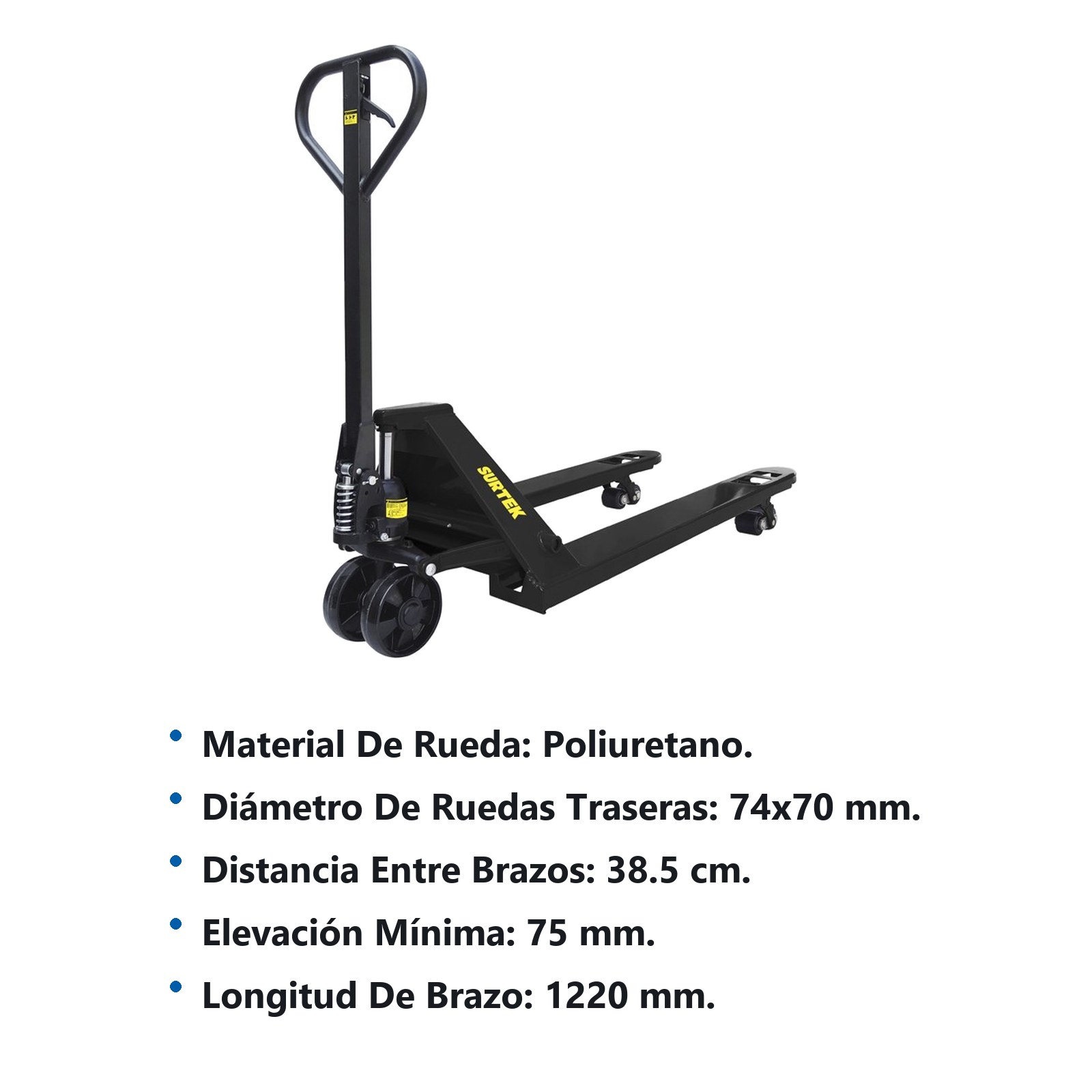 Transpaleta hidráulica 2 ton Surtek - Imagen 2