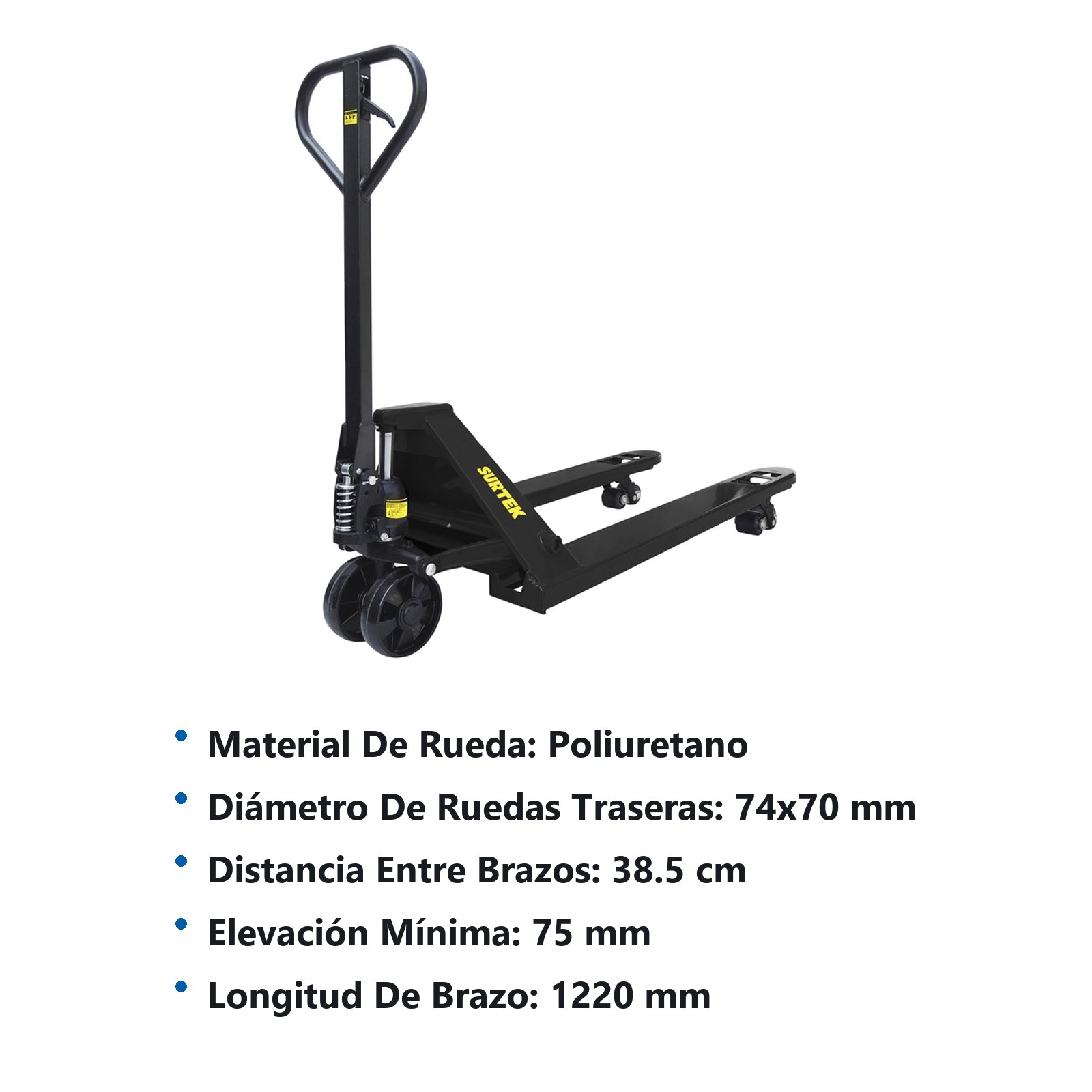 Transpaleta hidráulica 2.5 ton Surtek - Imagen 2