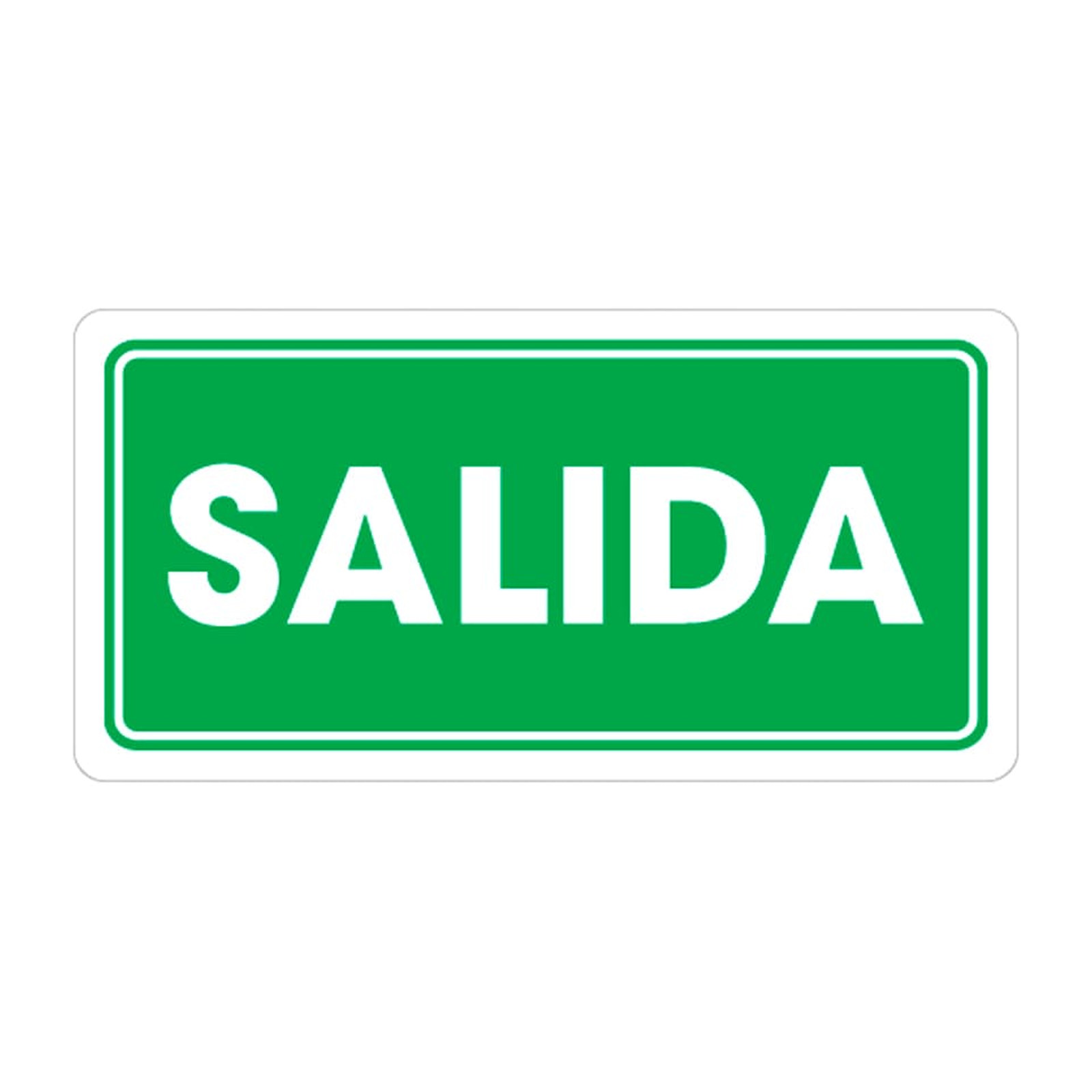 Señalamiento de Salida Weston 15 x 30 cm